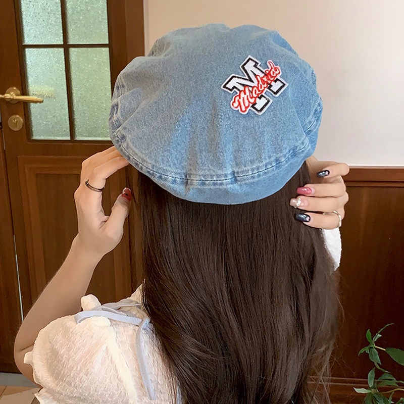 Mũ Beret Phong Cách Cao Bồi Hàn Quốc Thời Trang Mùa Hè Kiểu Mới Cho Nữ