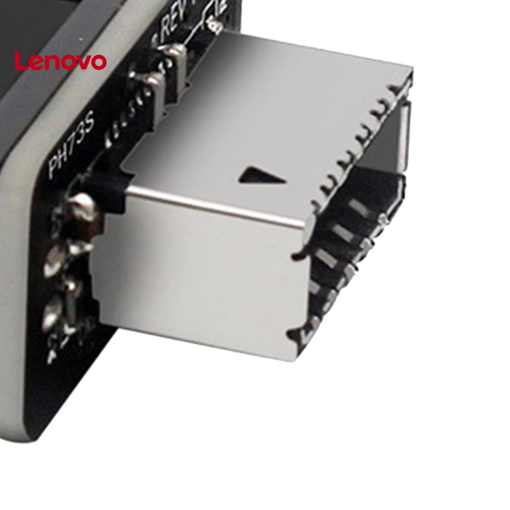 Đầu Chuyển Đổi USB 3.0 19P Sang Type E 90 Độ Chống Nhiễu Cho Máy Tính Thẻ