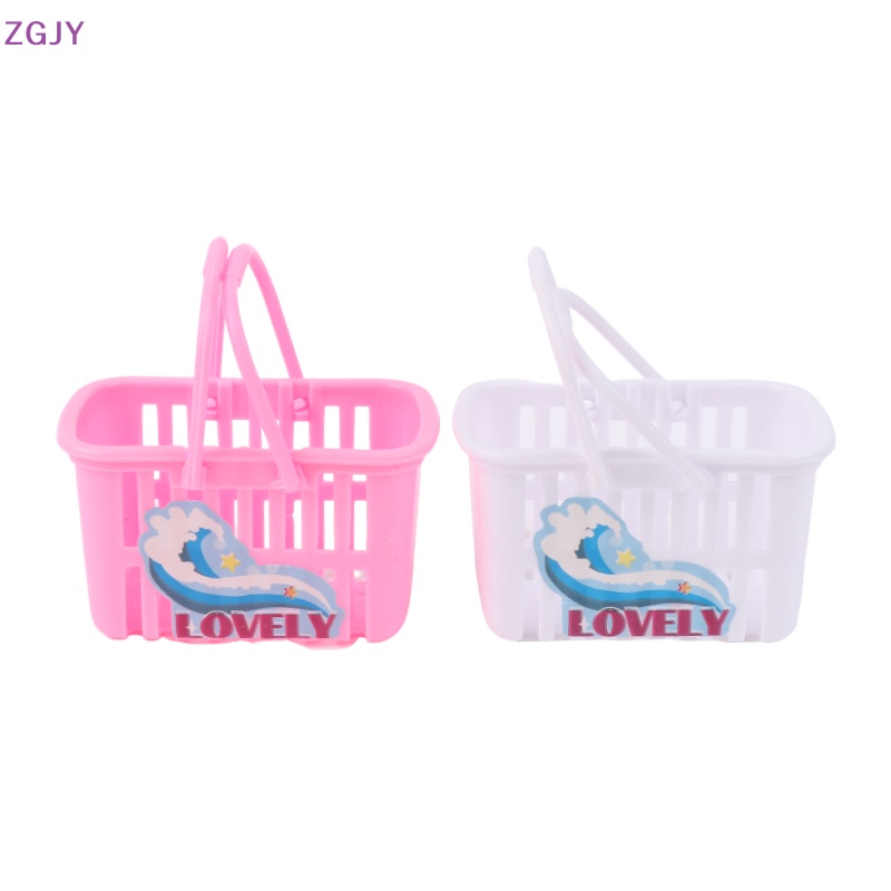 1 Bộ Giỏ Đựng Đồ Giặt Bằng Sắt Dùng Trang Trí Nhà Búp Bê Mới