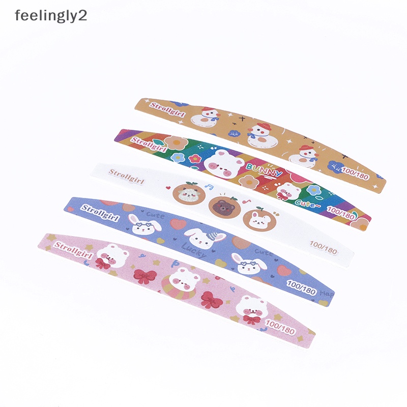 Dụng Cụ Dũa Móng Tay Hai Mặt Họa Tiết Hoạt Hình Dễ Thương