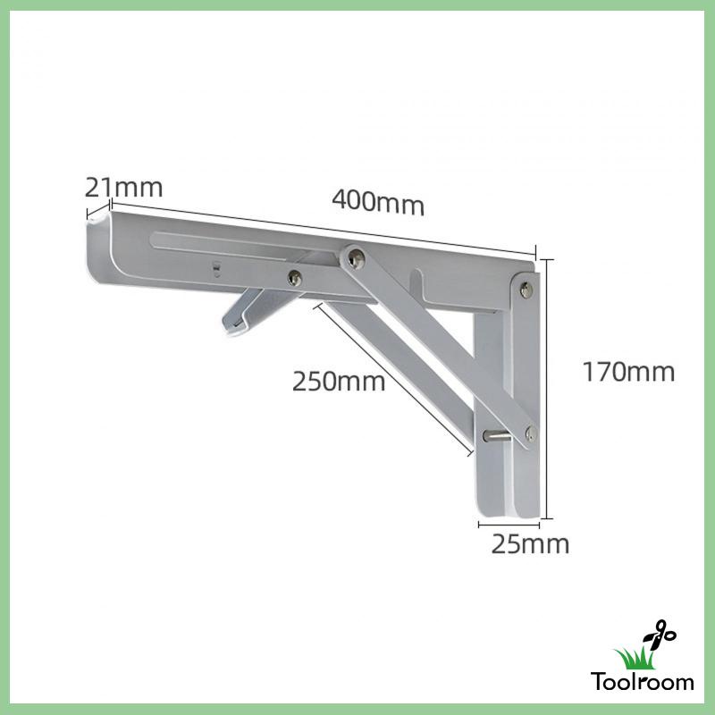 Set 2 Giá Đỡ Kệ Bằng Kim Loại Hình Tam Giác Có Thể Gập Lại Tiết Kiệm Không Gian Cho Phòng Khách Gia Đình