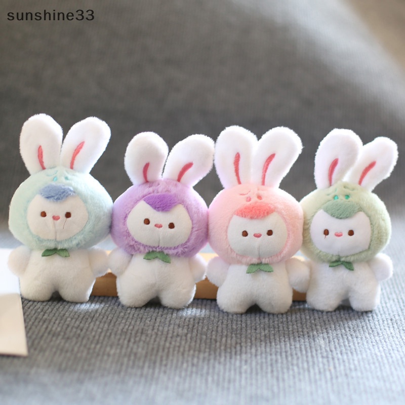 1 Móc Khóa Hình Thỏ Nhồi Bông Dễ Thương