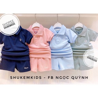 Bu baby Bộ cộc polo Bu baby cho bé trai bé gái