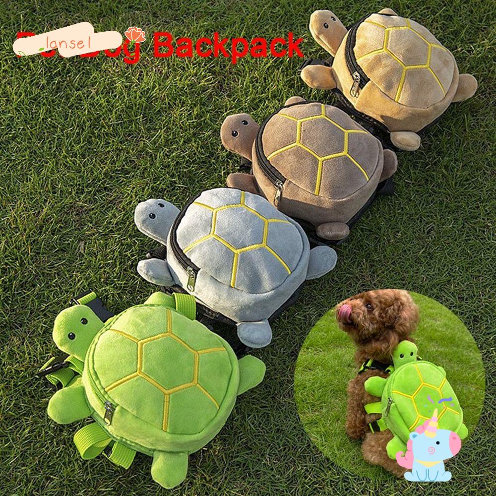 LANSEL Túi Đựng Thức Ăn Vặt Hình Rùa Dễ Thương Cho Thú Cưng Cỡ Nhỏ / Vừa / Lớn