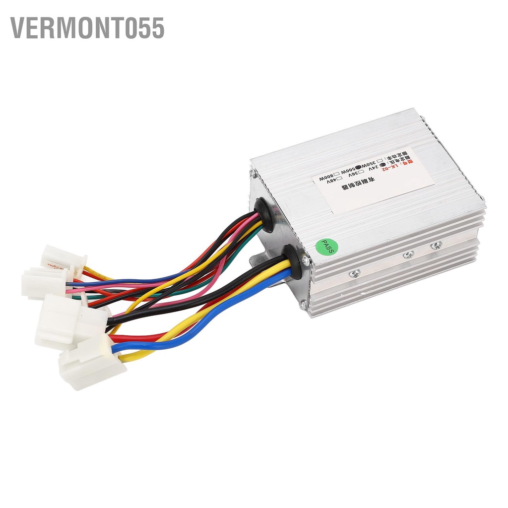 Vermont055 Bộ điều khiển động cơ tốc độ 24V 500W và bàn đạp ga có phím khóa cho xe điện Scooter