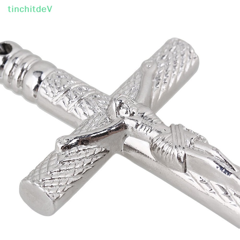 [TinchitdeV] Mặt Vòng cổ Hình Thánh Giá 6mm Bằng Kim Loại Điều Chỉnh Kích Thước