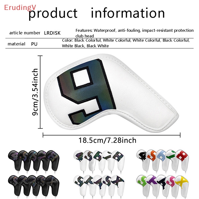 [ErudingV] Vỏ Bọc Đầu Gậy Đánh Golf Nhiều Màu Sắc Và Phong Cách Unisex [Mới]
