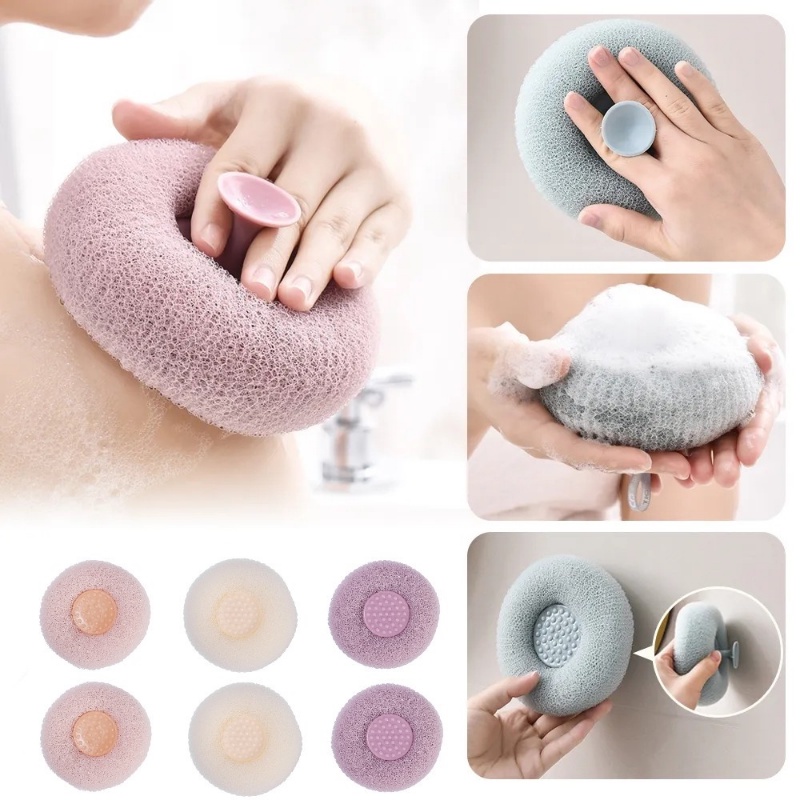 Bông Tắm Xơ Mướp Mềm Mại Thấm Hút Nước Tốt Chăm Sóc Da Toàn Thân