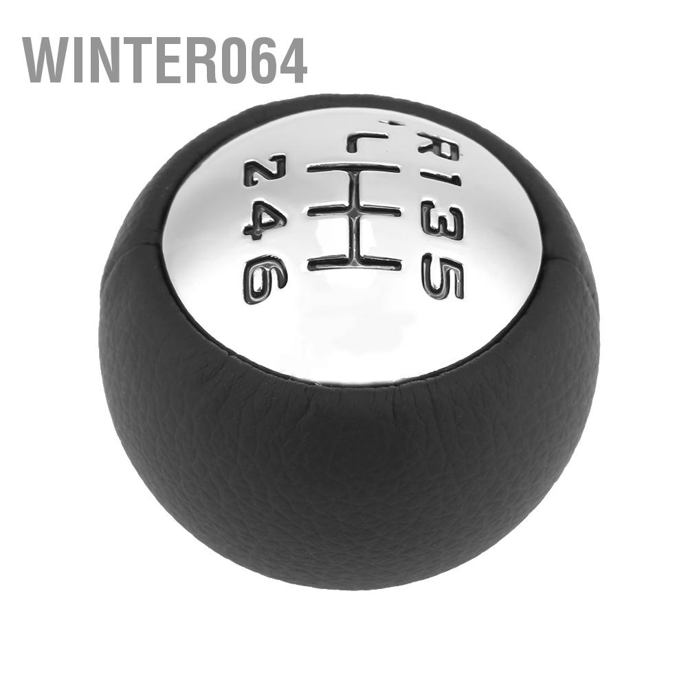 Winter064 Xe Ô Tô 6 Tốc Độ Cần Số Núm Đầu Cho Đạp Peugeot 307 308 3008 407 5008 807 Đồng Hồ C3 C4 C8