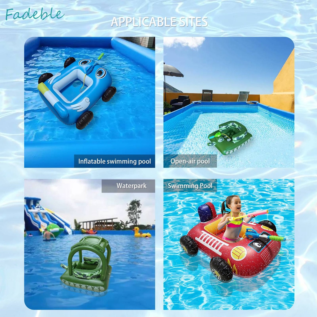 Phao Bơi Bơm Hơi Hình Xe Hơi Vui Nhộn Dành Cho Bé
