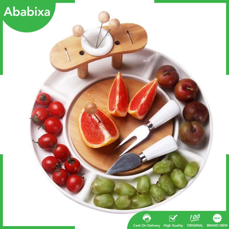 Bát Tròn Chia Ngăn Đựng Trái Cây Cho Nhà Hàng / Văn Phòng