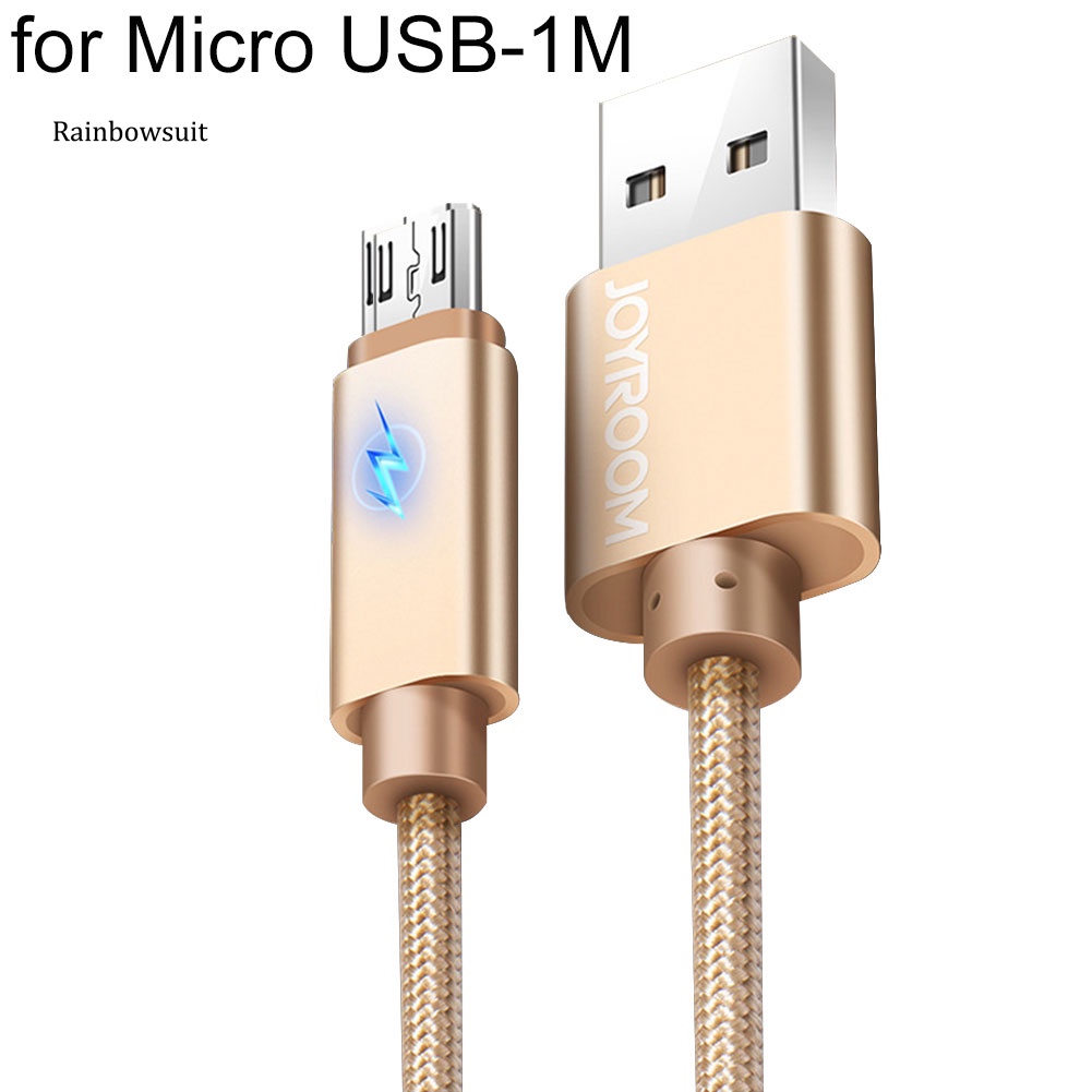 Dây Cáp Sạc Nhanh 31A Có Đèn LED Cho Điện Thoại Android iPhone