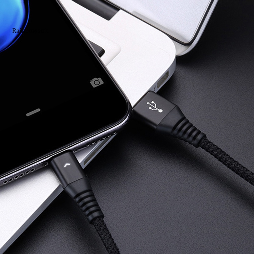 Dây Cáp Sạc Nhanh Micro USB Type-C Bện Dây Dài 12 / 18m 31A Cho iPhone Android