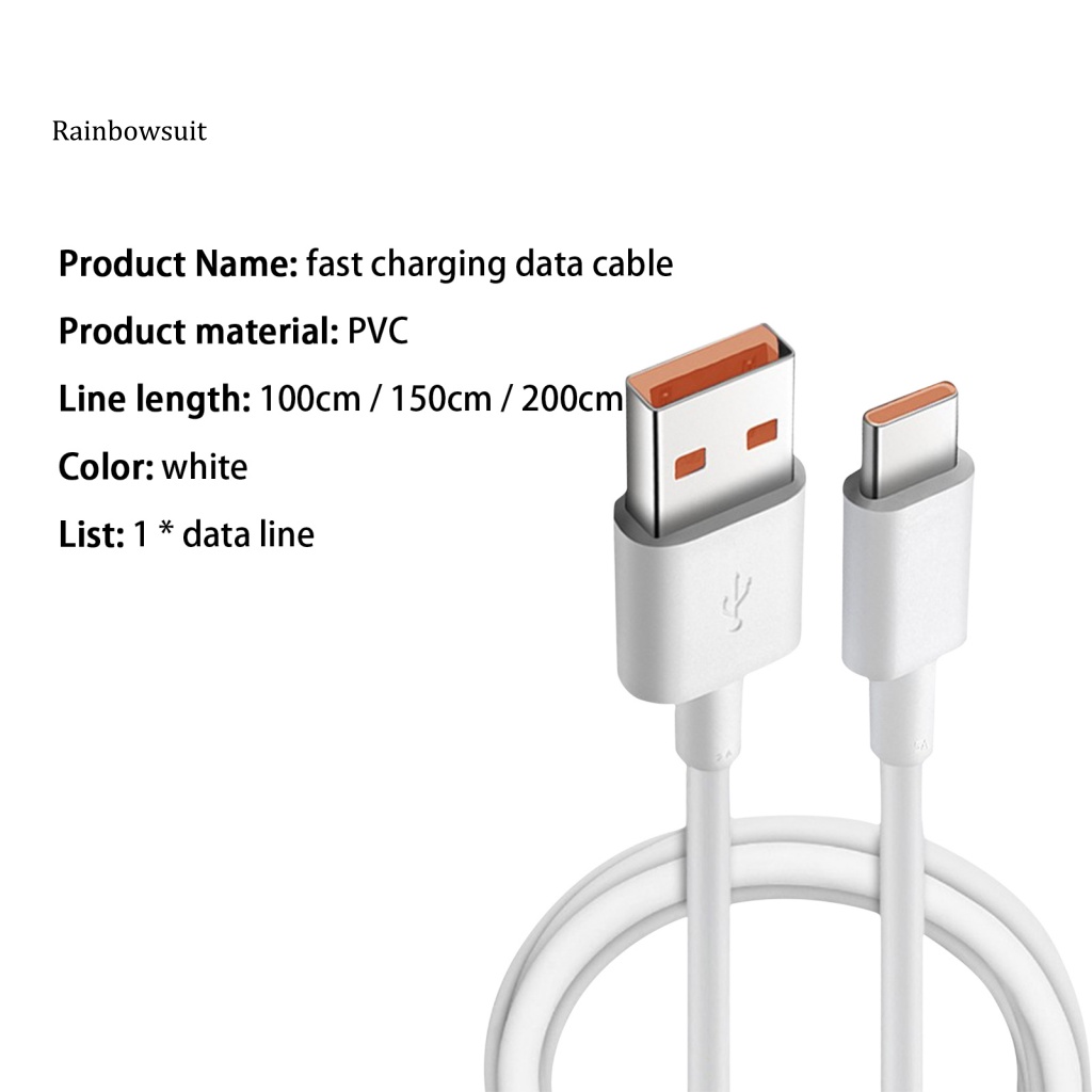 Dây Cáp Sạc Type-C 6A An Toàn Thông Dụng Cho Huawei