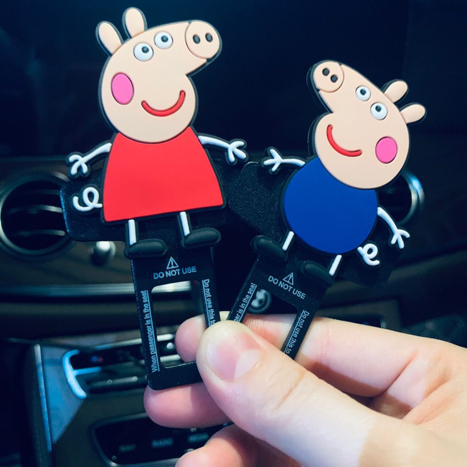 Chốt Khóa Dây An Toàn Xe Hơi Họa Tiết Hoạt Hình Dễ Thương 2023