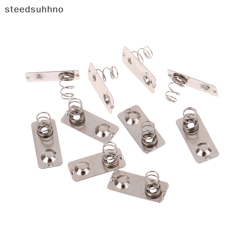 Set 10 Lò Xo Kim Loại Màu Bạc 21x9mm Thay Thế Chuyên Dụng hhno