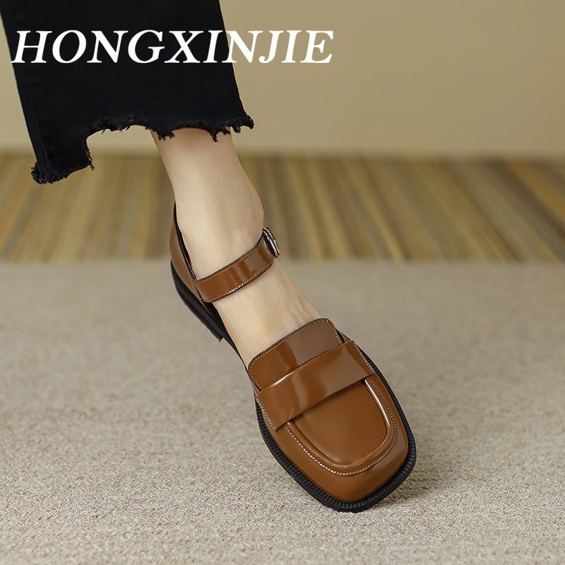 HONGXINJIE dép sandal nữ dép quai hậu nữ 2023NEW Phong cách thời trang retro 070501
