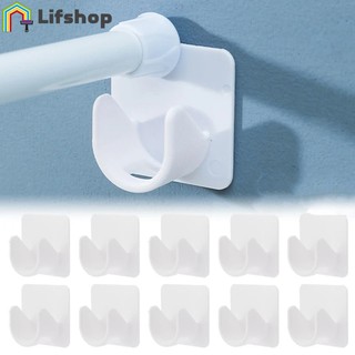 Set 2 móc treo đồ / thanh treo khăn gắn tường tự dính đa năng