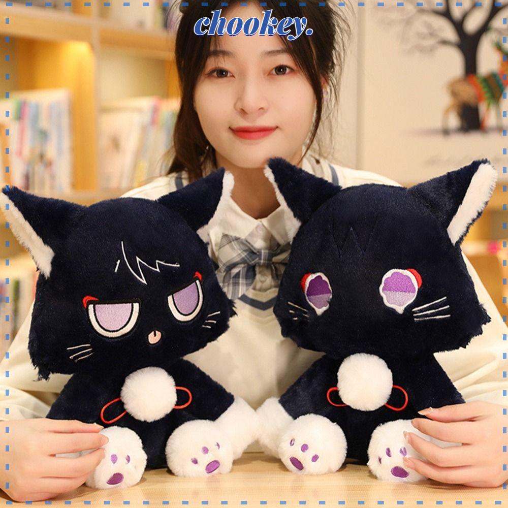 CHOOKEY Đồ chơi nhồi bông Hình Động Vật Bằng Cotton PP Mềm Mại Dễ Thương Cho Genshin Va Chạm