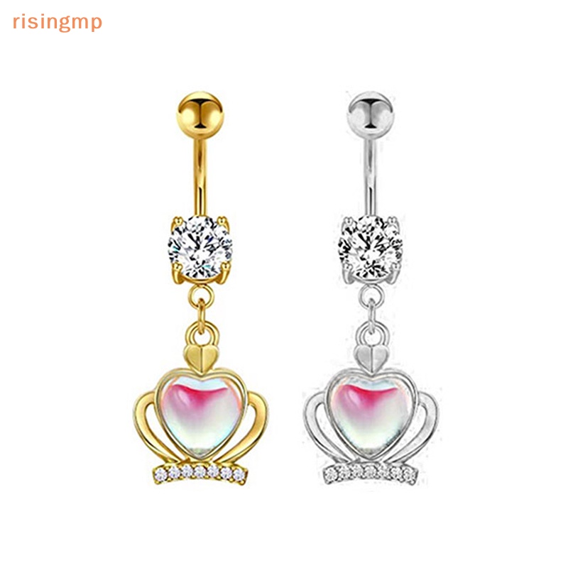 Khuyên Rốn Bằng Thép Không Gỉ Hình Hành Tinh Mặt Trăng Ngôi Sao Cho Nữ