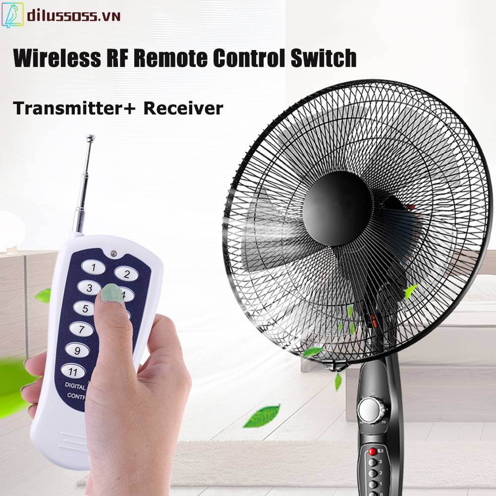 Mô Đun Rơ Le Điều Khiển Từ Xa DC 12V Dễ Sử Dụng Dành Cho Quạt Trần Garage