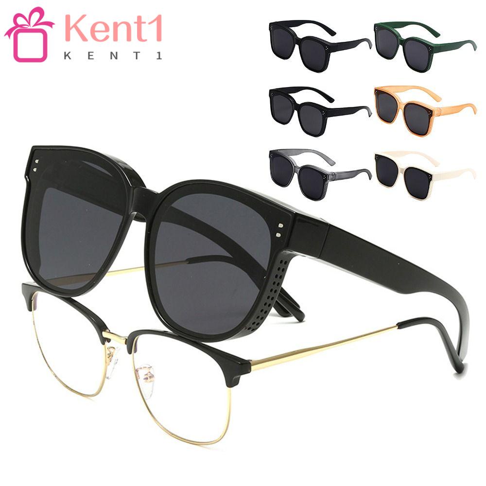 KENT1 Kính Mát Phân Cực Chống Tia UV400 Tròng Vuông Phân Cực Y2K Phong Cách Vintage Cho Nam Và Nữ