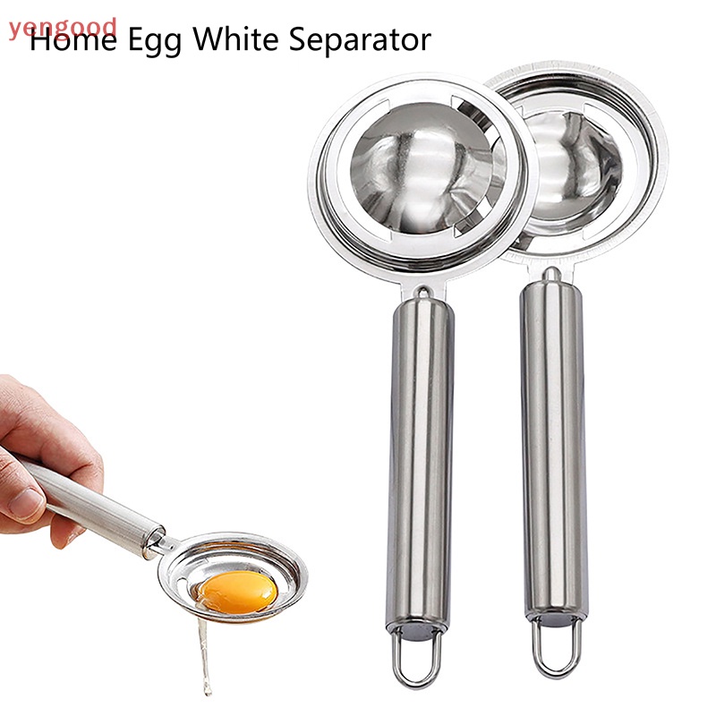 Dụng Cụ Tách Lòng Đỏ Trứng Bằng Inox Cán Dài Tiện Dụng