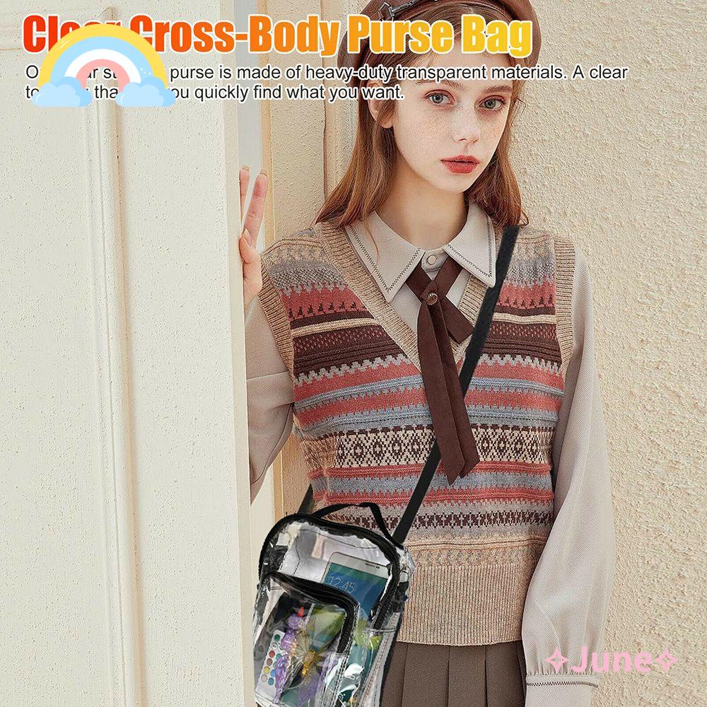 JUNE Balo Thể Thao Trong Suốt Có Thể Điều Chỉnh Kích Cỡ