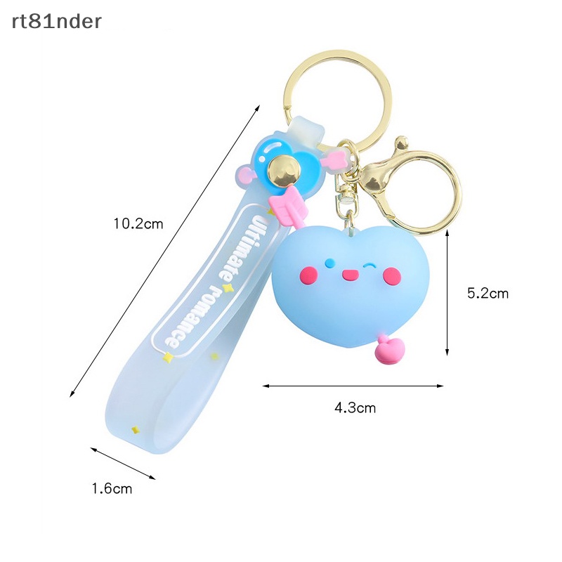 Rt Móc Khóa Cao Su Mềm Hình Mũi Tên Hoạt Hình Sáng Tạo Dễ Thương Cho Nữ