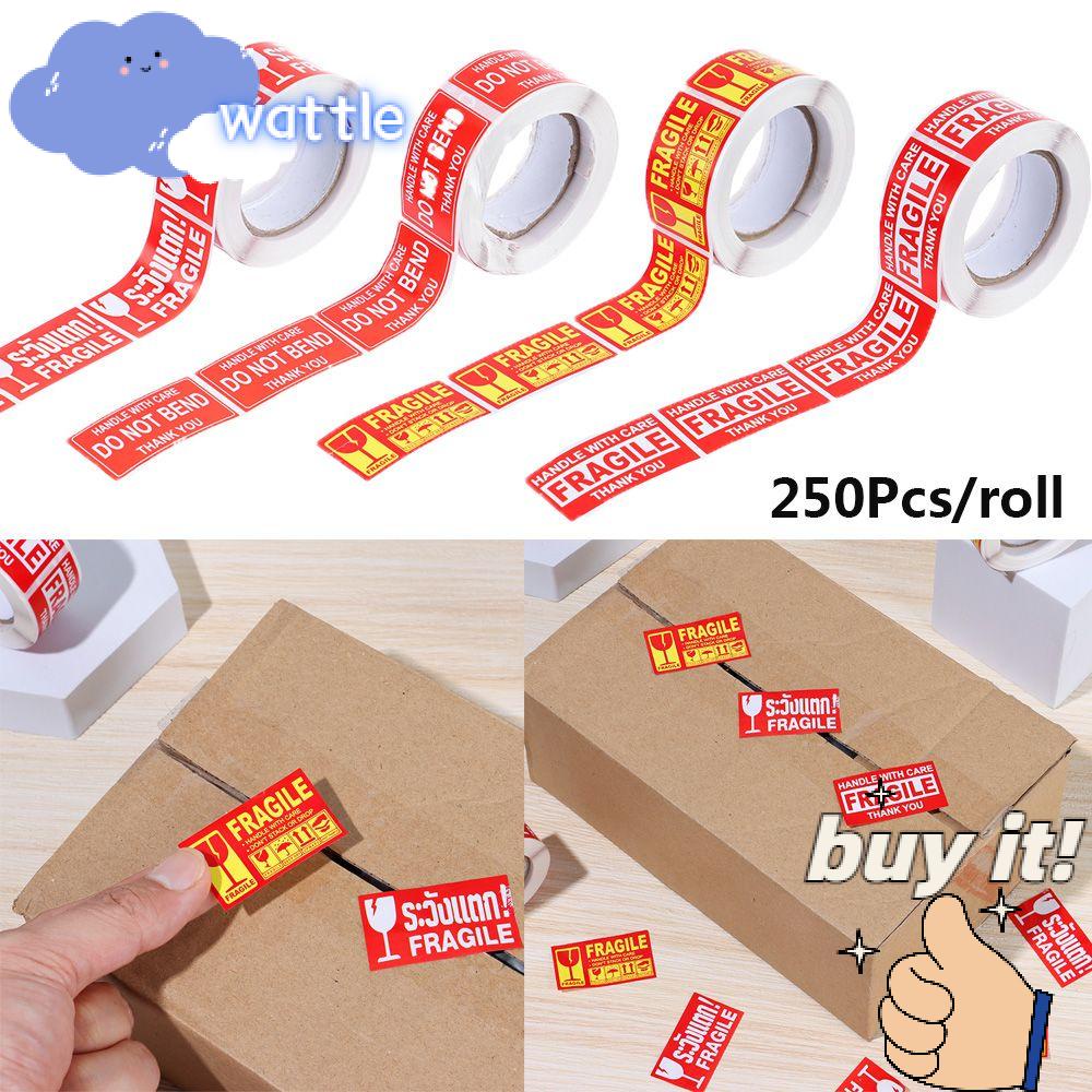 WATTLE Cuộn 250 Nhãn Dán Cảnh Báo Tiện Dụng Cho Văn Phòng