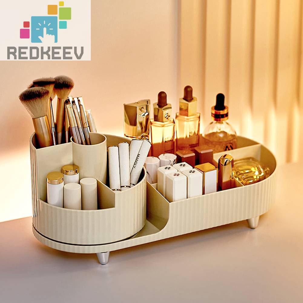 Giá Đỡ Mỹ Phẩm Son Môi / Phấn Mắt Dạng Xoay Tiện Lợi