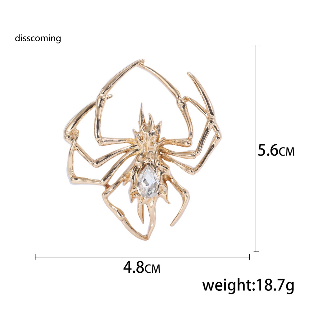 Áo Thun Tay Ngắn In Hình Thời Trang Dành Cho Nữ| Ghim Cài Áo Hình Nhện Đính Đá Thời Trang Cho Nam