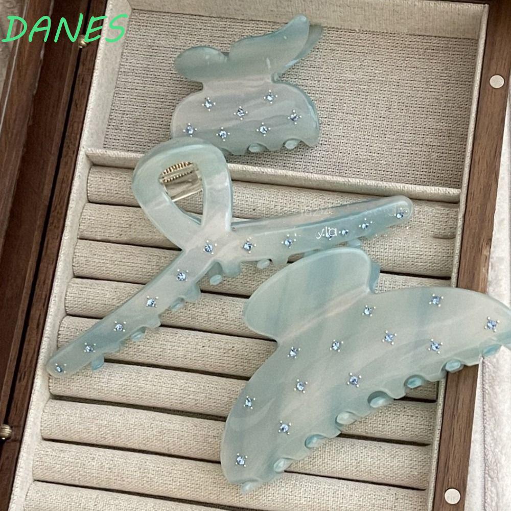 DANES Kẹp Tóc Nơ Họa Tiết Hình Học Dễ Thương Sáng Tạo Cho Nữ