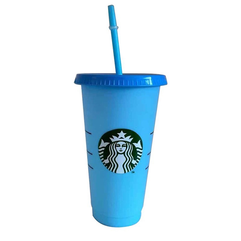 Bình Nước Starbucks Bằng Nhựa Có Thể Tái Sử Dụng