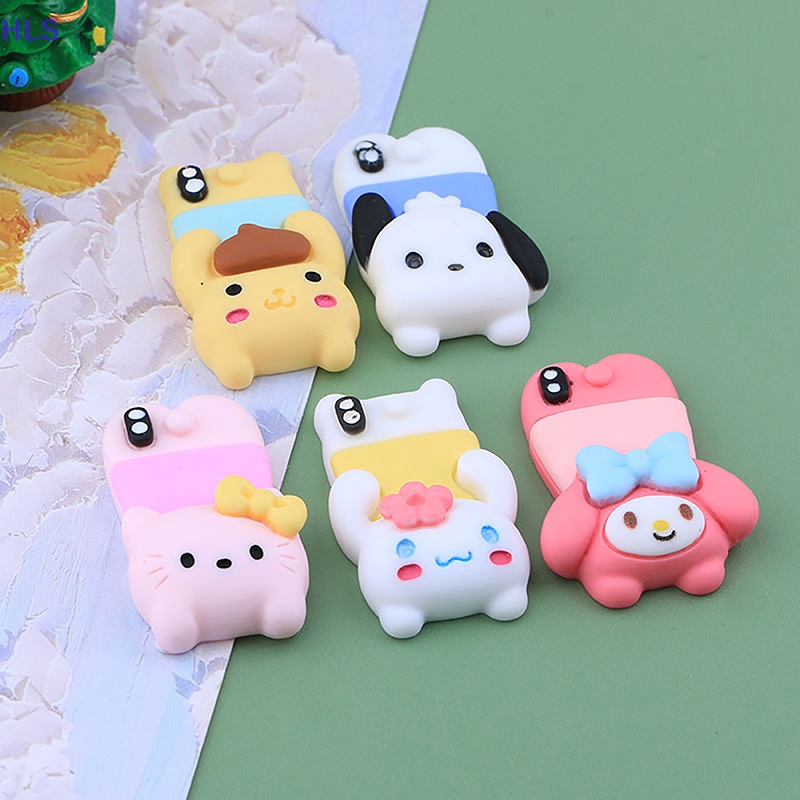 [HLS] Set 5 Mô Hình Điện Thoại Di Động Hoạt Hình Dễ Thương Trang Trí Nhà Búp Bê