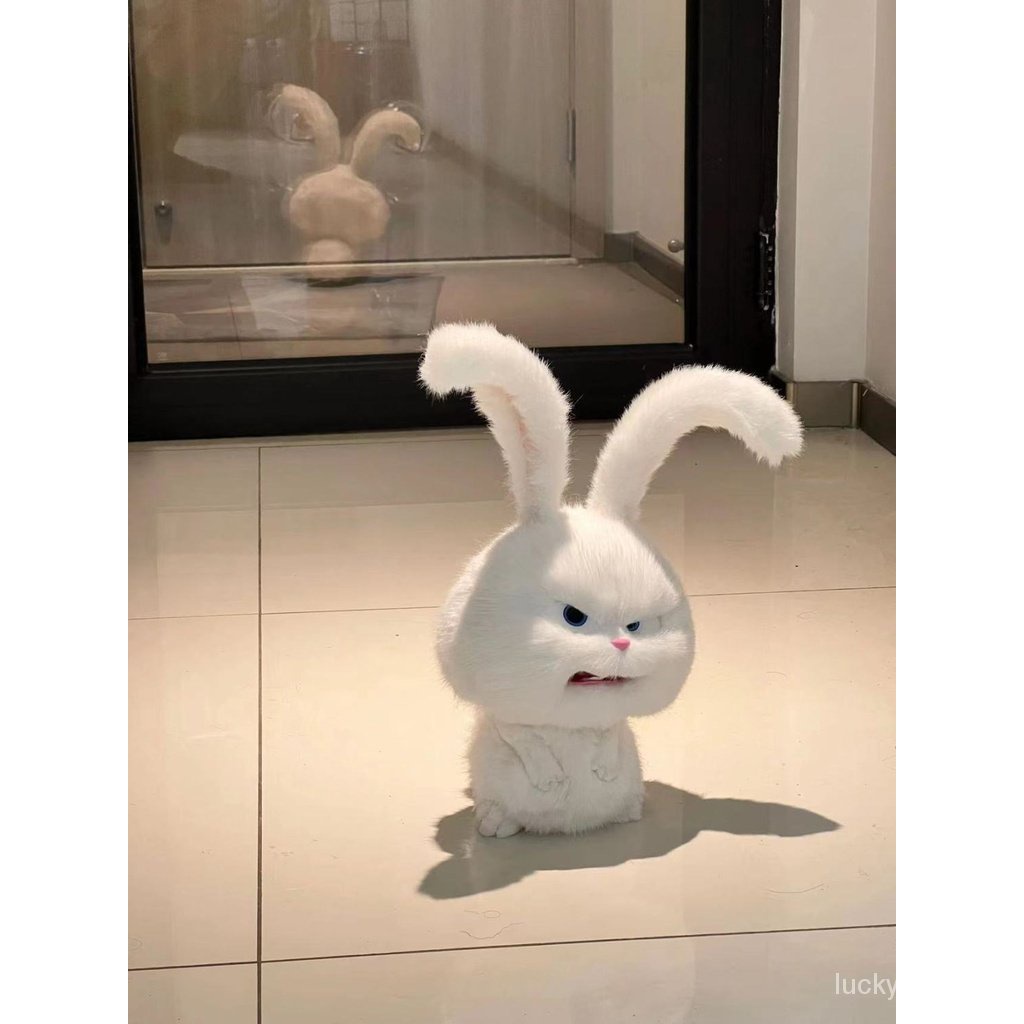Thỏ Nhồi Bông Màu Trắng Dễ Thương Cho Bé Gái