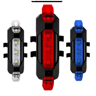 Popkozzi Đèn led cảnh báo đèn xe đạp đèn hậu xe đạp chống thấm nước Sáng lên đến 10 giờ nhiều màu sắc