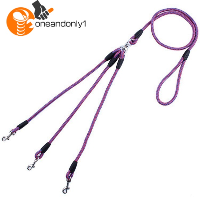 Dây Dắt Thú Cưng Đi Dạo 3 Trong 1 3 Cổng Bằng Nylon Có Tay Cầm Tiện Dụng