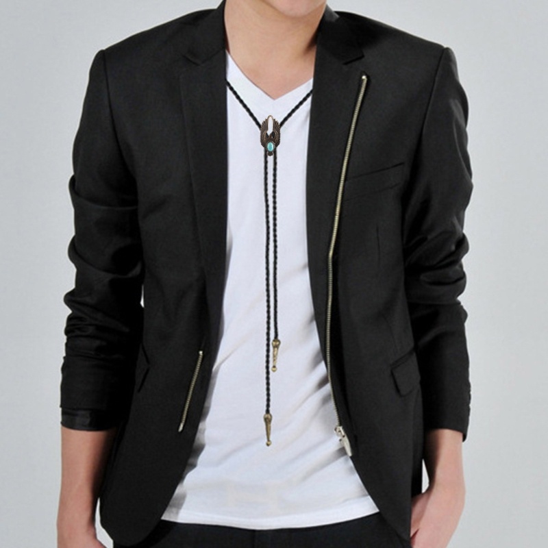 Cà Vạt Cà Vạt Bolo Bằng Hợp Kim Màu Ngọc Lam Hình Đại Bàng Cho Cô Dâu Chú Rể Trong Lễ Cưới