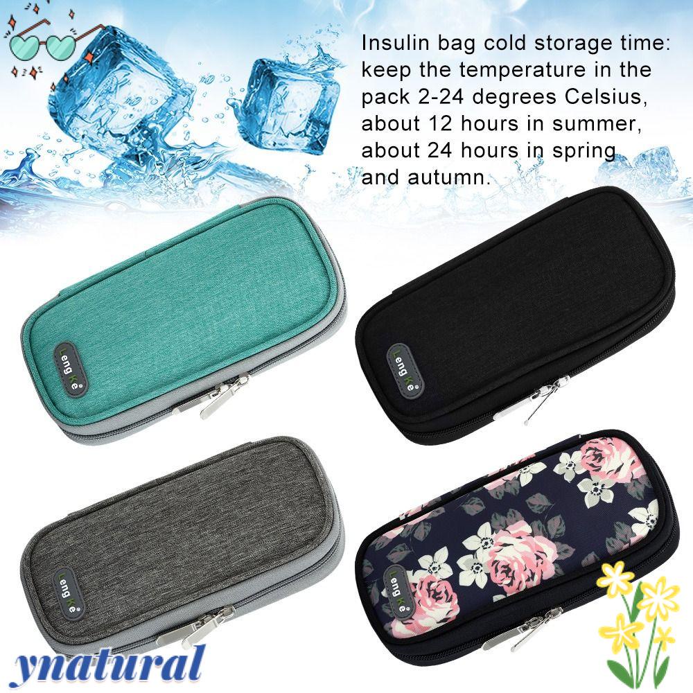 YNATURAL Túi Giữ Nhiệt Bằng Vải Oxford Insulin Không Cần Sơn Gel Medicla