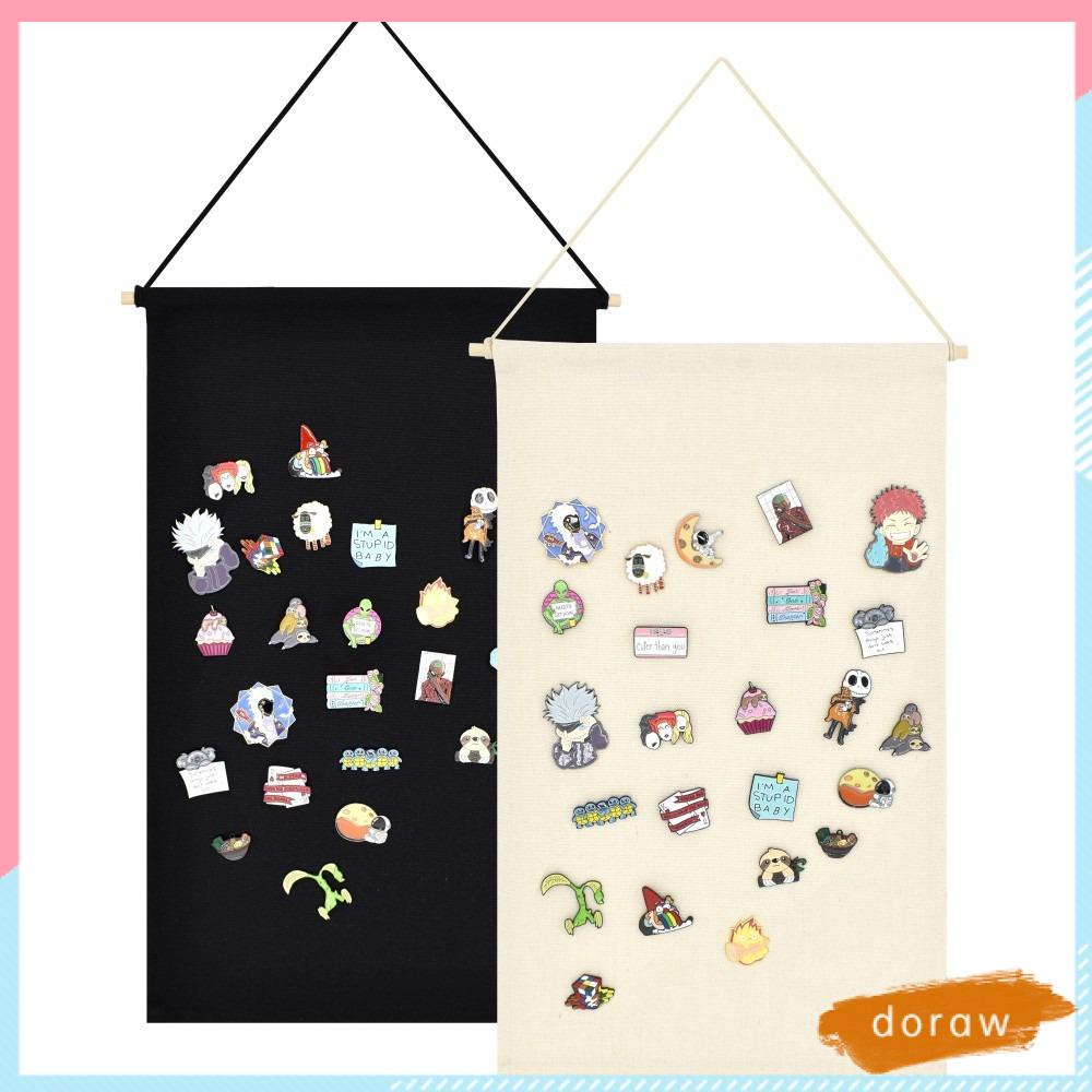 DORAW Bộ Sưu Tập Ghim Cài Áo Vải Bạt Treo Tường