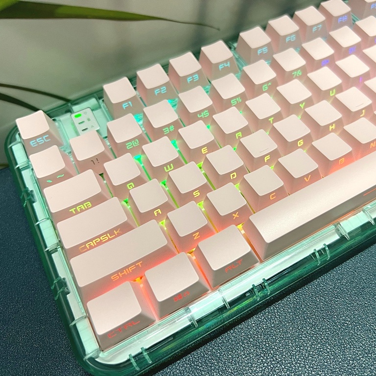 Bộ Bàn Phím Chơi Game 2023 61 / 68 / 80 / 96 / 98 / 100 / 104 / 108 / S Màu Hồng Chất Lượng Cao