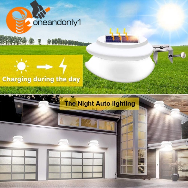 Đèn Led 9 Bóng Sử Dụng Năng Lượng Mặt Trời Ip55 110 Lumens Siêu Sáng Chống Thấm Nước Gắn Tường Ngoài Trời