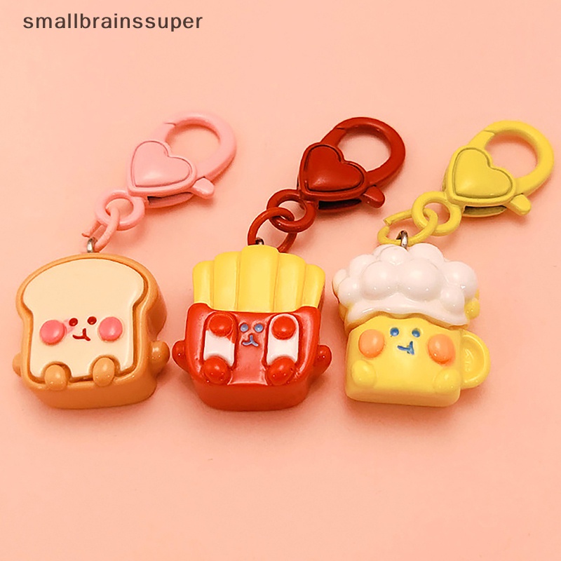 Móc Khóa Hình Đồ Ăn Chiên / Hamburger Ngộ Nghĩnh Dễ Thương