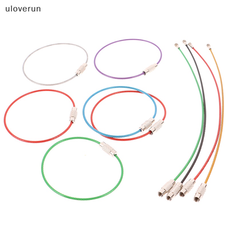 Set 10 Vòng Khóa Dây Cáp Bằng Thép Không Gỉ vn