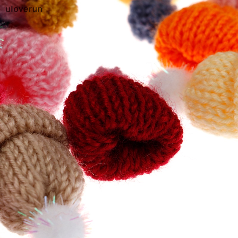 Set 10 Mũ Len Mini 3.5CM Xinh Xắn Dùng Để Trang Trí Búp Bê vn