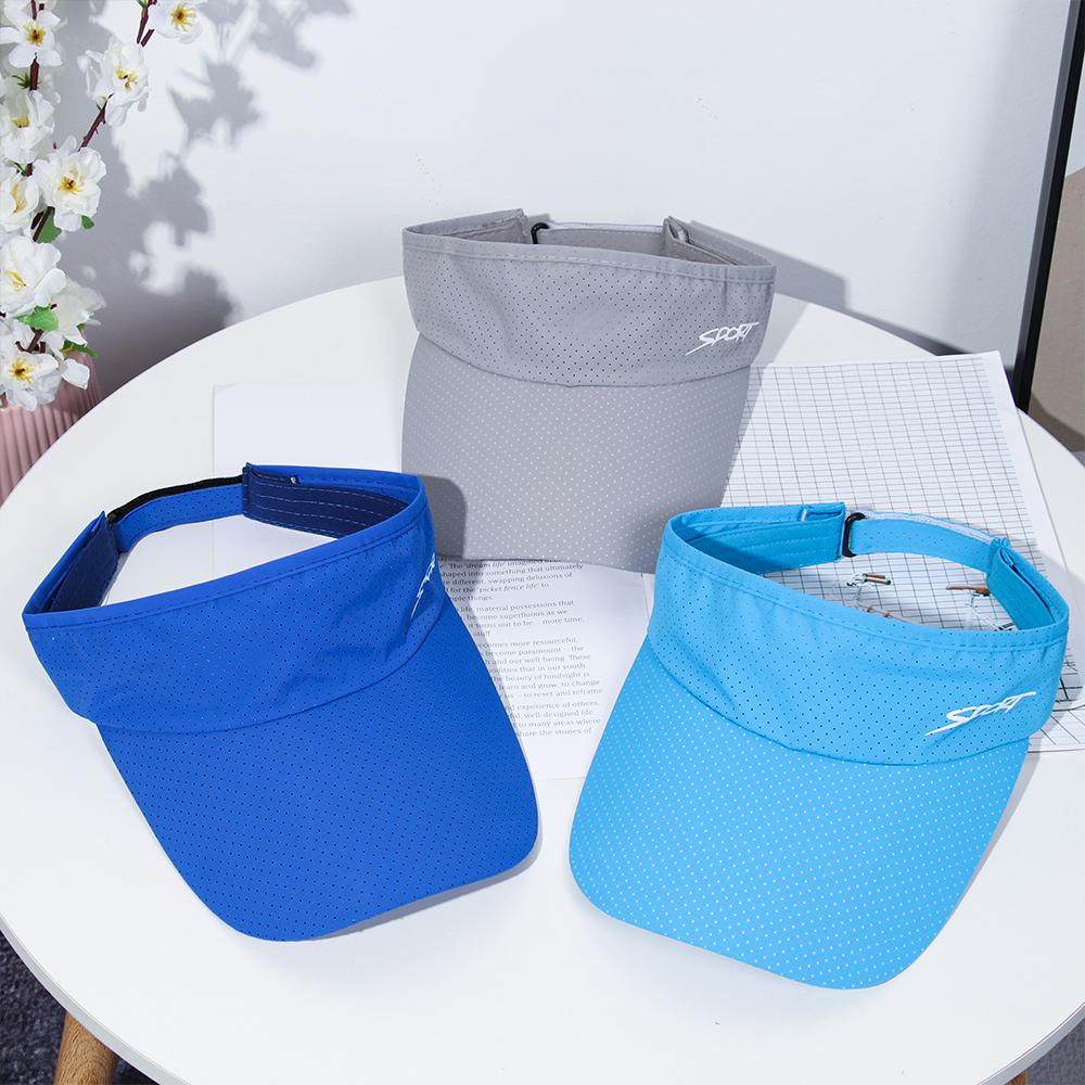 Mũ lưỡi trai thể thao thoáng khí mau khô tùy chọn màu sắc cho nam và nữ