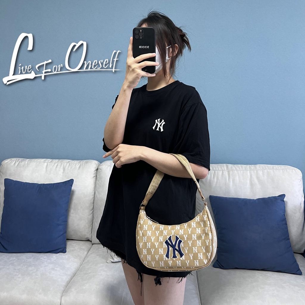 Túi Đeo Vai NY Yankees Nhỏ Xinh Thời Trang Retro Cho Nữ