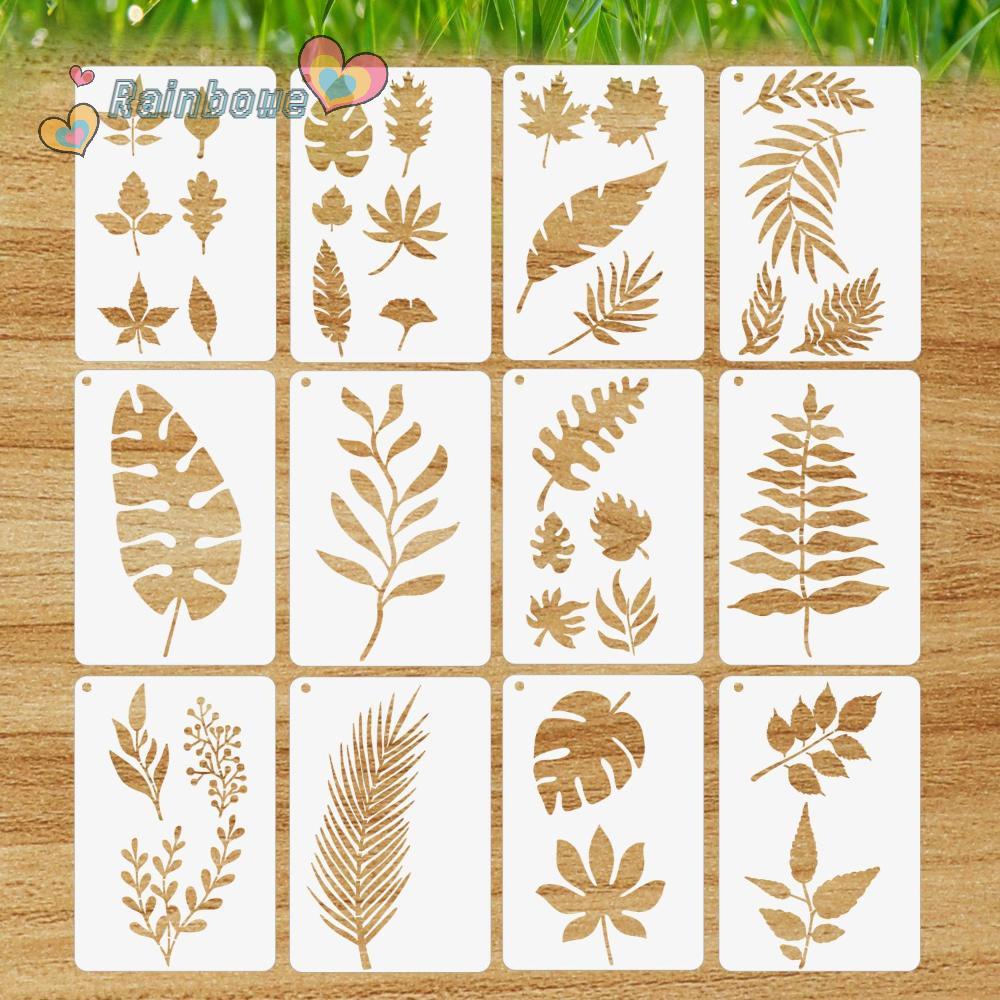 RAINBOW Thẻ Giấy Dập Nổi Hoa Văn Có Thể Tái Sử Dụng