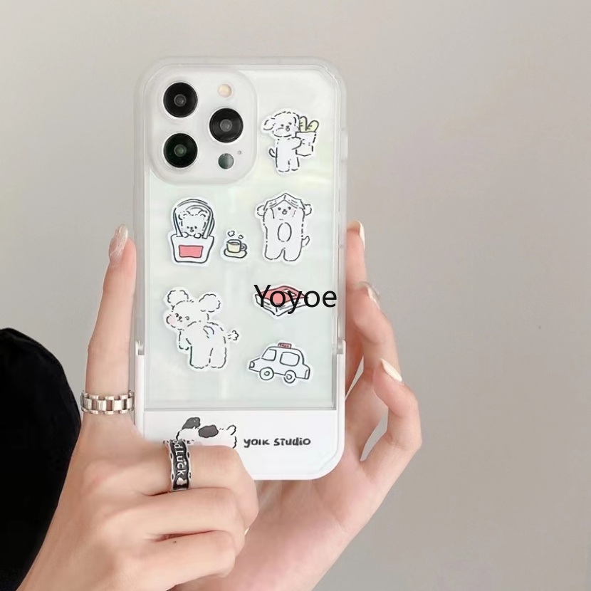 Ốp Điện Thoại Silicon Mềm Chống Sốc Có Giá Đỡ Tàng Hình Hai Màu Cho iPhone 14 Pro Max 13 12 11 XR XS X SE 7 8 Plus